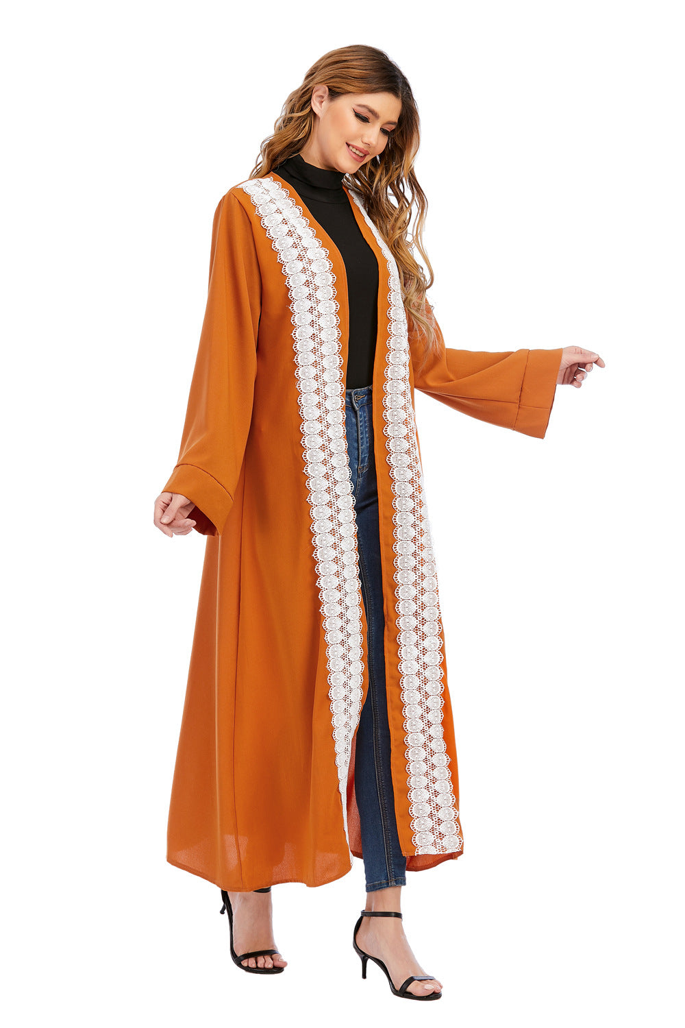 Muslim Abaya Cardigan Middle Eastern Robe