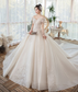 Off-Shoulder Wedding Dress - Forest Super Fairy Dream Trailing Starry Sky