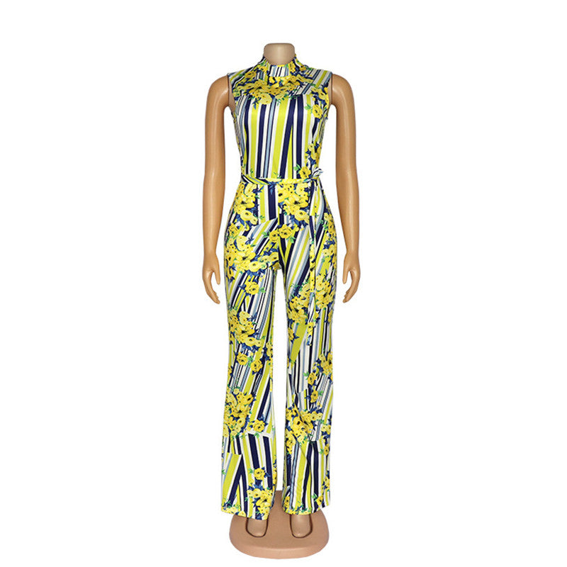 Stretch Wide Leg Jumpsuit