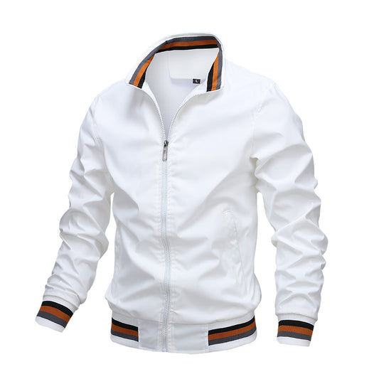 Casual solid color men jacket