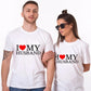 Wife Husband Short Sleeves Shirt