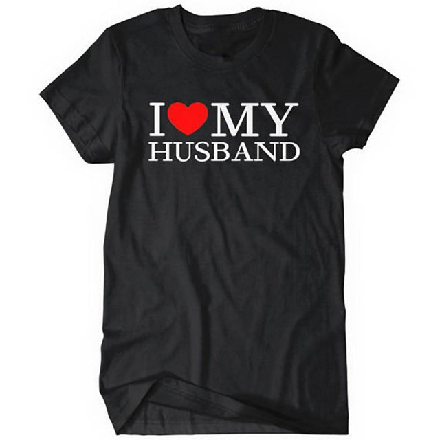 Wife Husband Short Sleeves Shirt