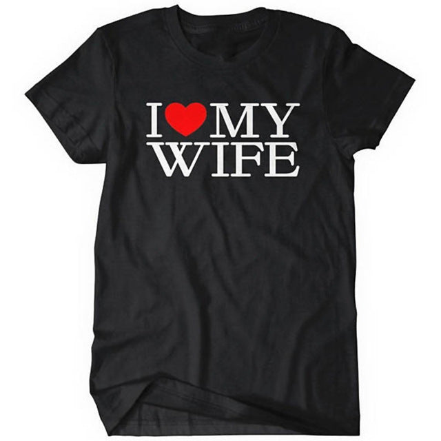 Wife Husband Short Sleeves Shirt