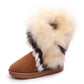 Fox fur thick-soled comfy tassel