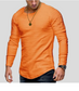 Round Neck Solid Color Long Sleeve T-Shirt