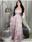 Dubai Print Floral Long Dress