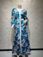 Dubai Print Floral Long Dress