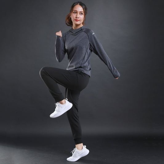 Breathable Fitness Long Sleeve Hooded Hoodie