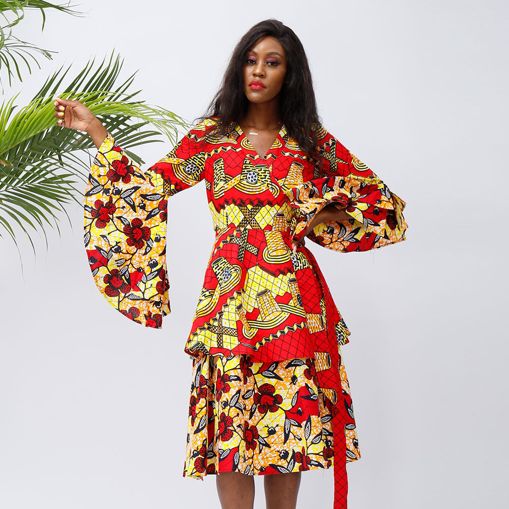 African Fashion Batik Dress