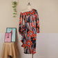 Lantern Sleeves Printed Dress