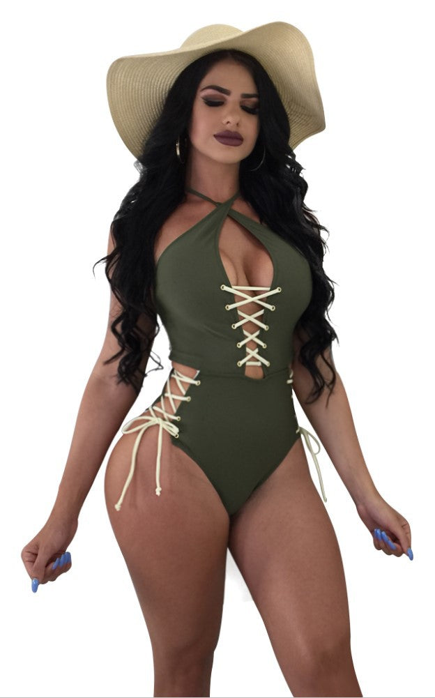 Strapped One-piece Bikini