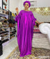 African Dress Ladies Robe Dress with Headscarf