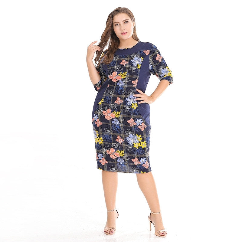 Women Plus Size High Quality Dress