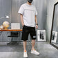 Men Short Sleeve-T-Shirt Shorts Suit