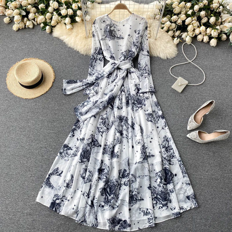 Women Design Printed  Dress