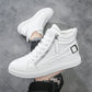 High-top Men's Leather Casual Sneaker