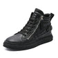 High-top Men's Leather Casual Sneaker