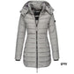 Mid-length Slim-fit Quilted Jacket