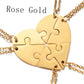 Stainless Steel Combination Heart-shaped Necklace