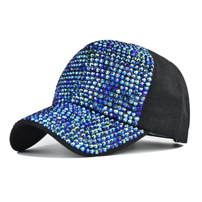 Flash Diamond Baseball Cap Light Board Cap