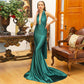 V-neck party dress long dress