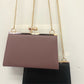 Leather Simple Style One Shoulder Bag