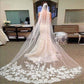 Lace bridal veil