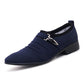 Pointed men leather shoes