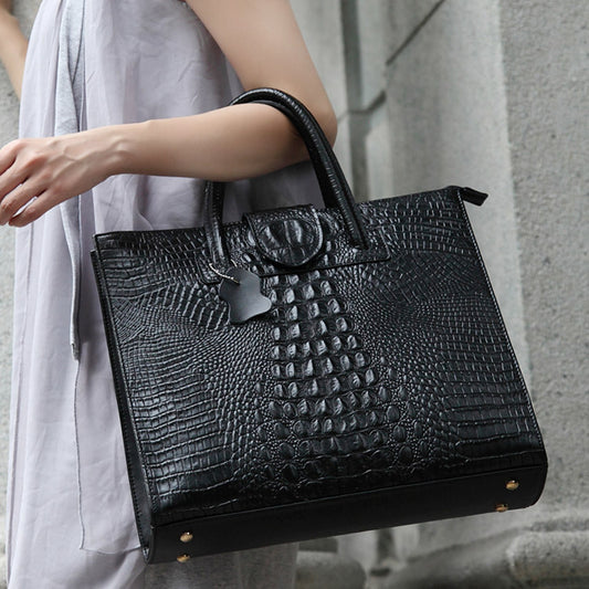 Crocodile ladies leather bags