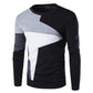 Seagull Printed Casual Round-Neck Slim Cotton Knitted Men Sweaters