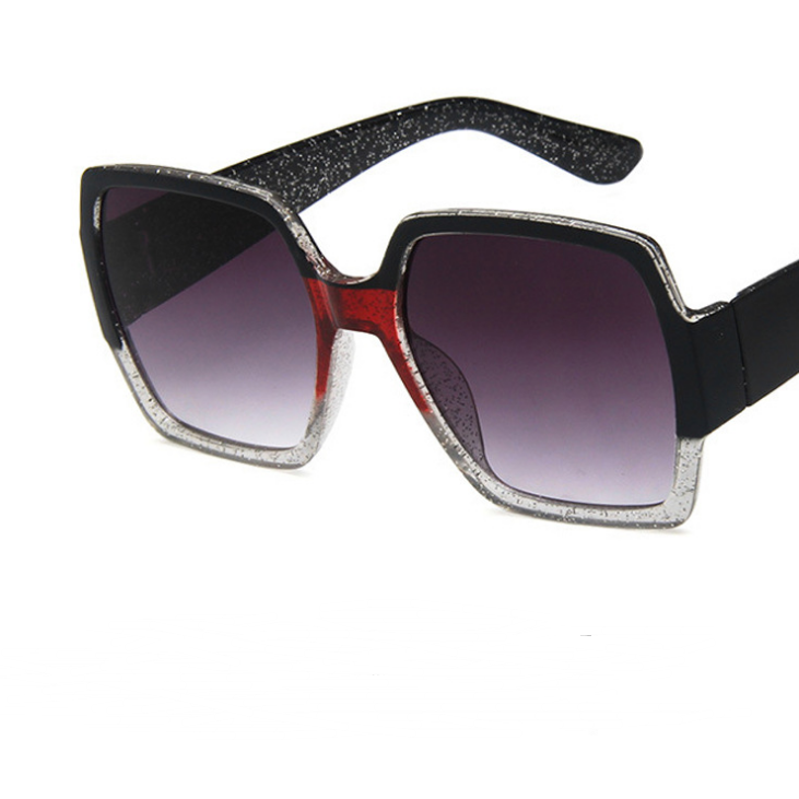 Colorful glitter sunglasses retro