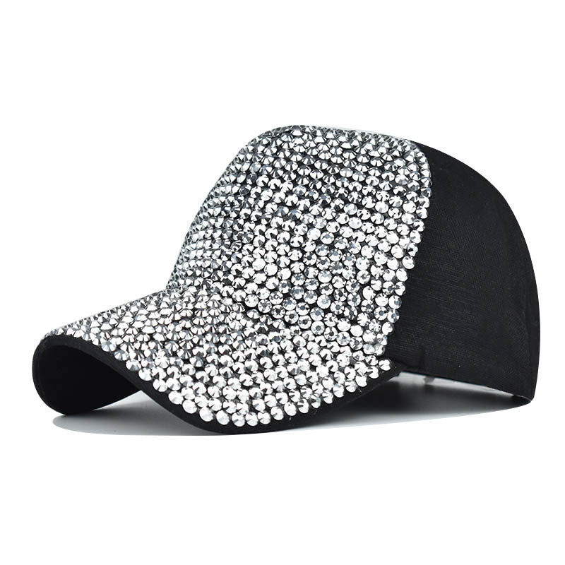 Flash Diamond Baseball Cap Light Board Cap