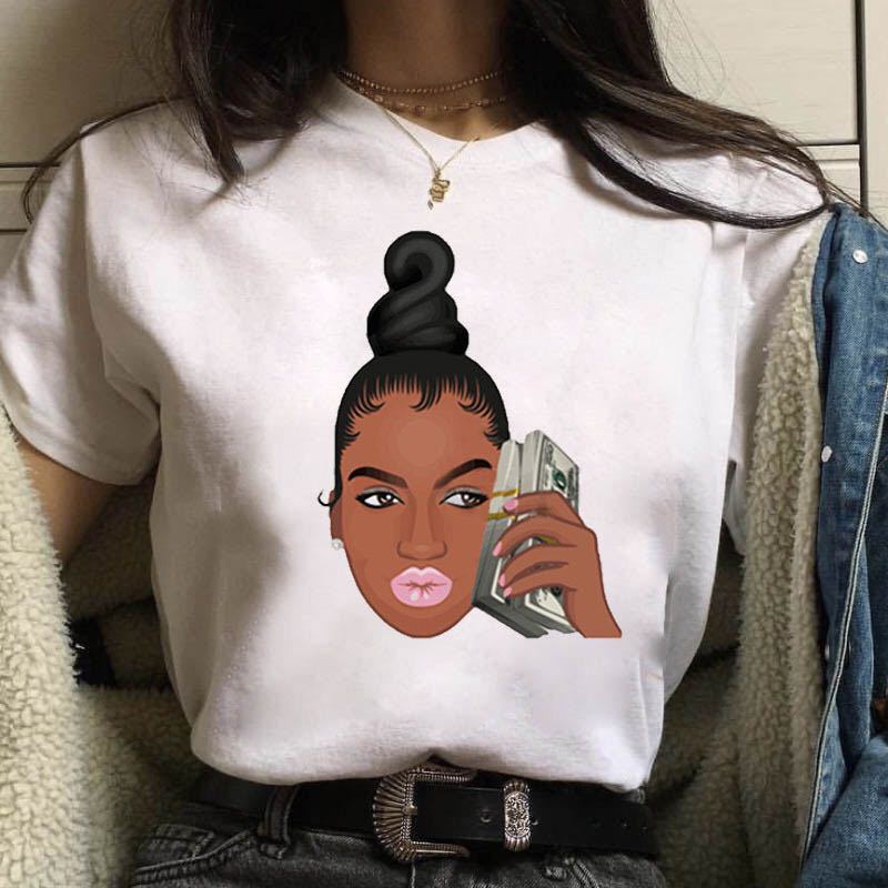 African girl printed shirt