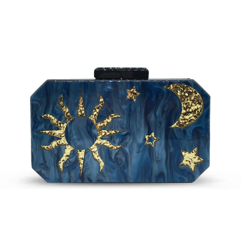 Fashion Star and Moon Clutch