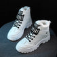 Ladies comfy casual boots-sneaker