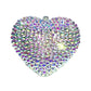 Love Shaped Full Diamond Bag Crystal Clutch