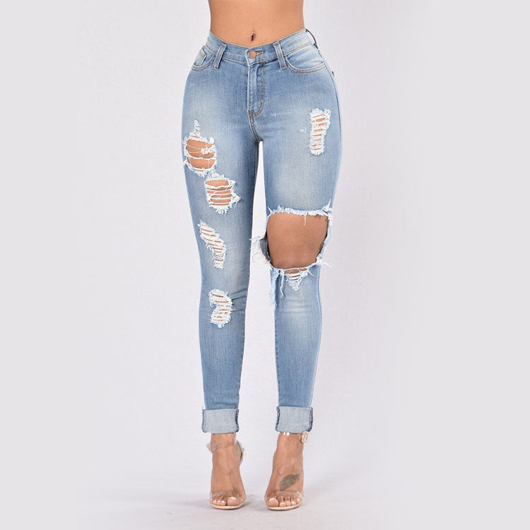 Pencil feet jeans