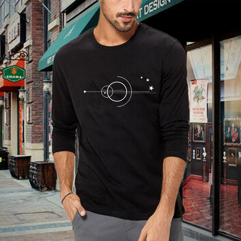 Round Neck T-shirt Brand Men Top