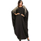 Muslim Hui Dubai Beaded Bat Sleeve Robe