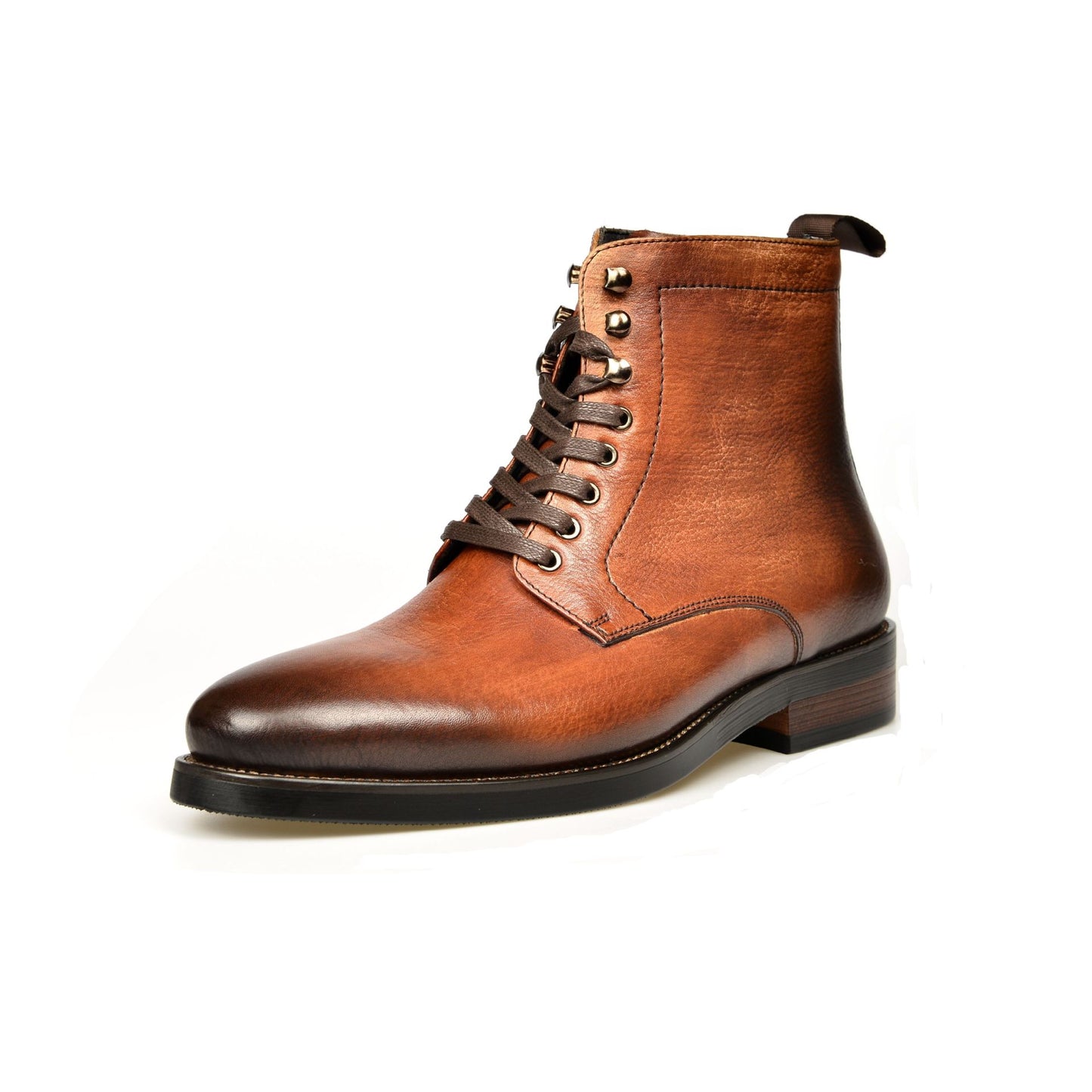 Retro Hand-brushed Martin Boots Toe Layer