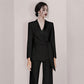 Fashion Suit Wide-legged Pants Set