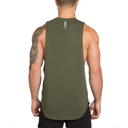 Men Long Tank-Athletic Sports Tops