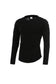 Round Neck Solid Color Long Sleeve T-Shirt