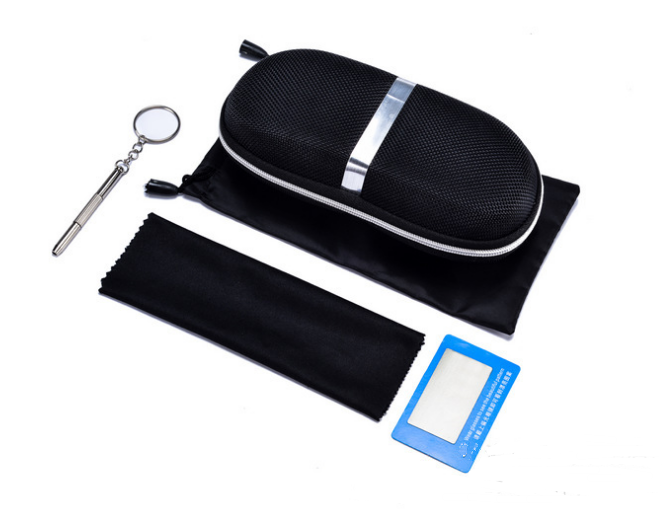 Sunglasses/Eyeglasses Cases with Lanyard Zipper