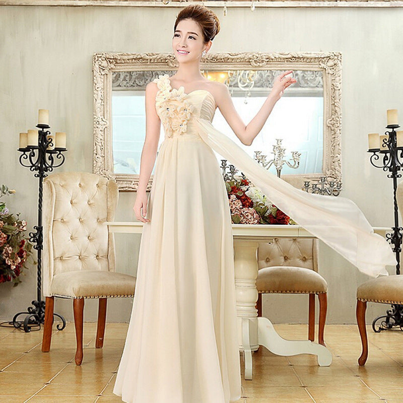 Bridesmaid Long Section Dress