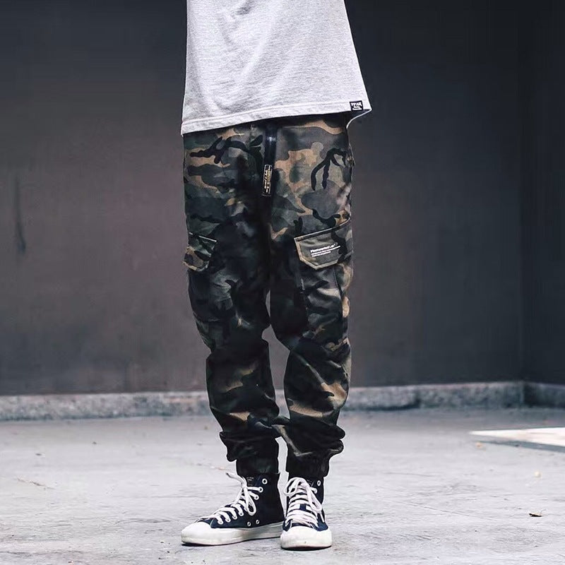 Black and Camouflage pants