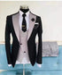 Two-piece wedding formal suit