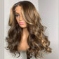 High Earn Human Hair Medium To Long Curly Wig