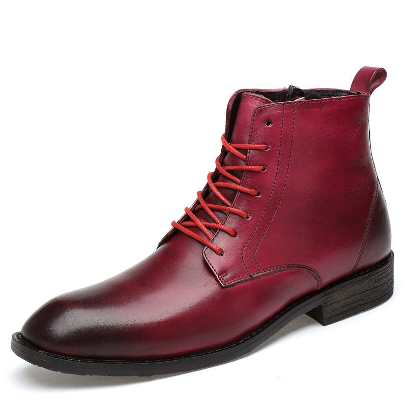 Men's high-top business shoes