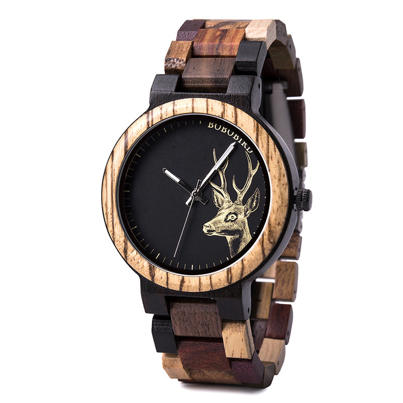 Wooden Couple Watch- Men Women Quartz Lovers